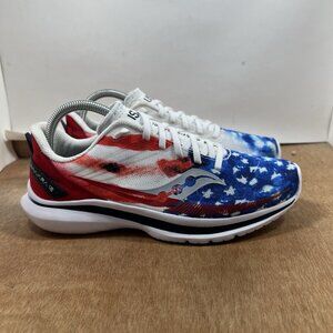 Saucony Kinvara 12 Womens Size 9 Stars Stripes USA Olympics 2021 Running Shoes